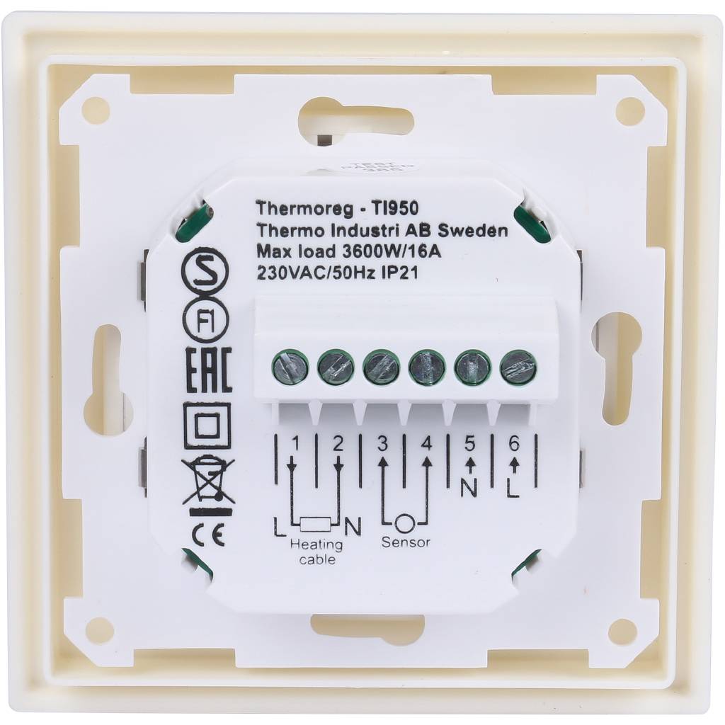 Терморегулятор THERMO Thermoreg TI-950 Design. Фото 5