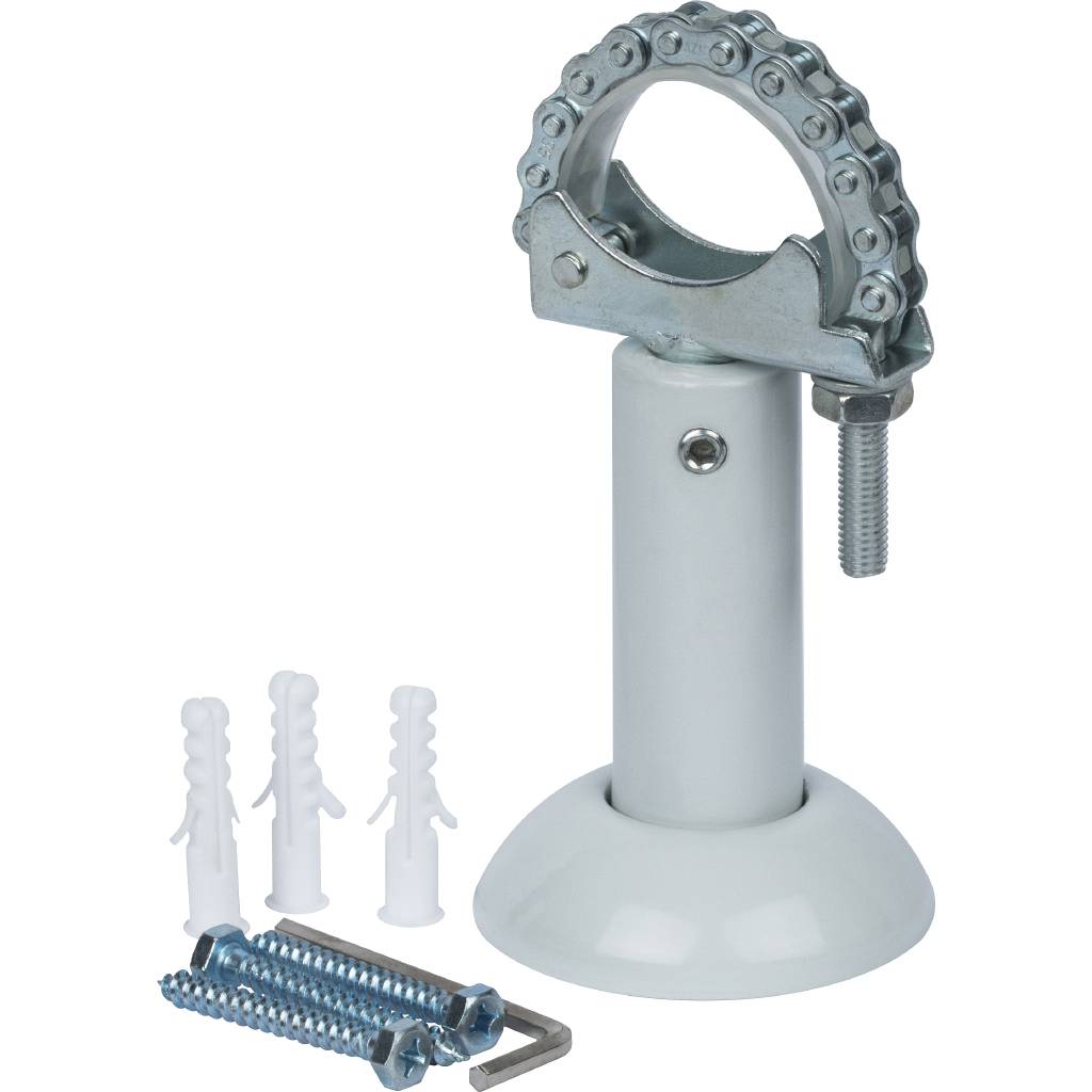 Напольный кронштейн для секционных радиаторов 1шт ROMMER (RAL9016). Фото 0