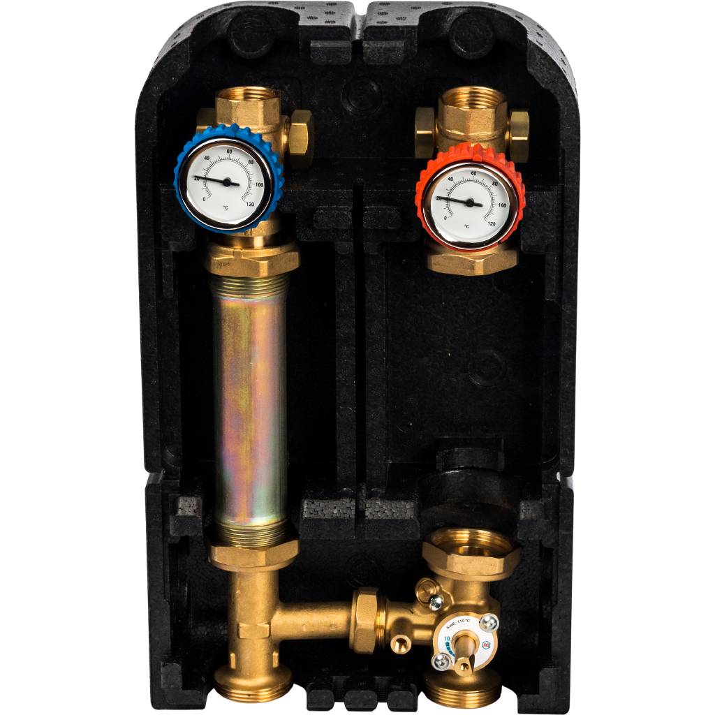 Насосная группа STOUT SDG-0007 со смесителем 1 без насоса SDG-0007-002501