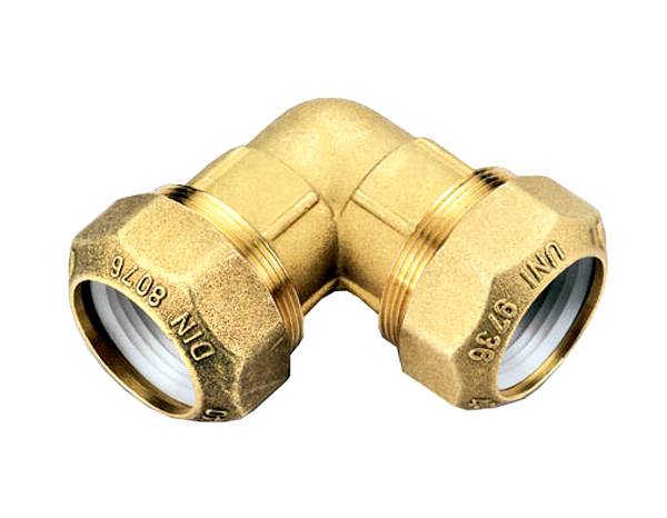 Угольник TIEMME 25х25 для труб ПНД винтовой