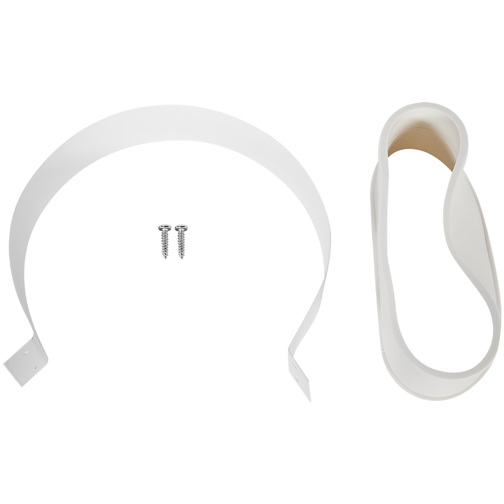 Хомут комплект ROMMER D100 (резиновый хомут, хомут стальн. гнутый, саморезы 2 шт.)