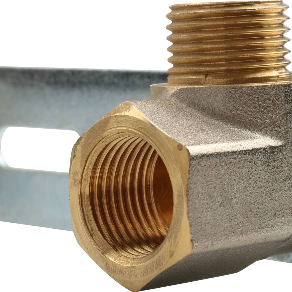 Арматура соединительная + Кронштейн универсальный TIEMME ATT. 1/2 (16) X 1/2 G. Фото 4