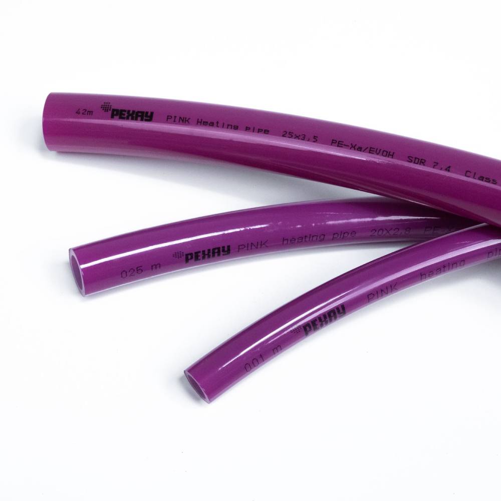 Труба отопительная РЕХАУ PINK 16х2,2 мм, бухта 120 м из сшитого полиэтилена PEX. Фото 3