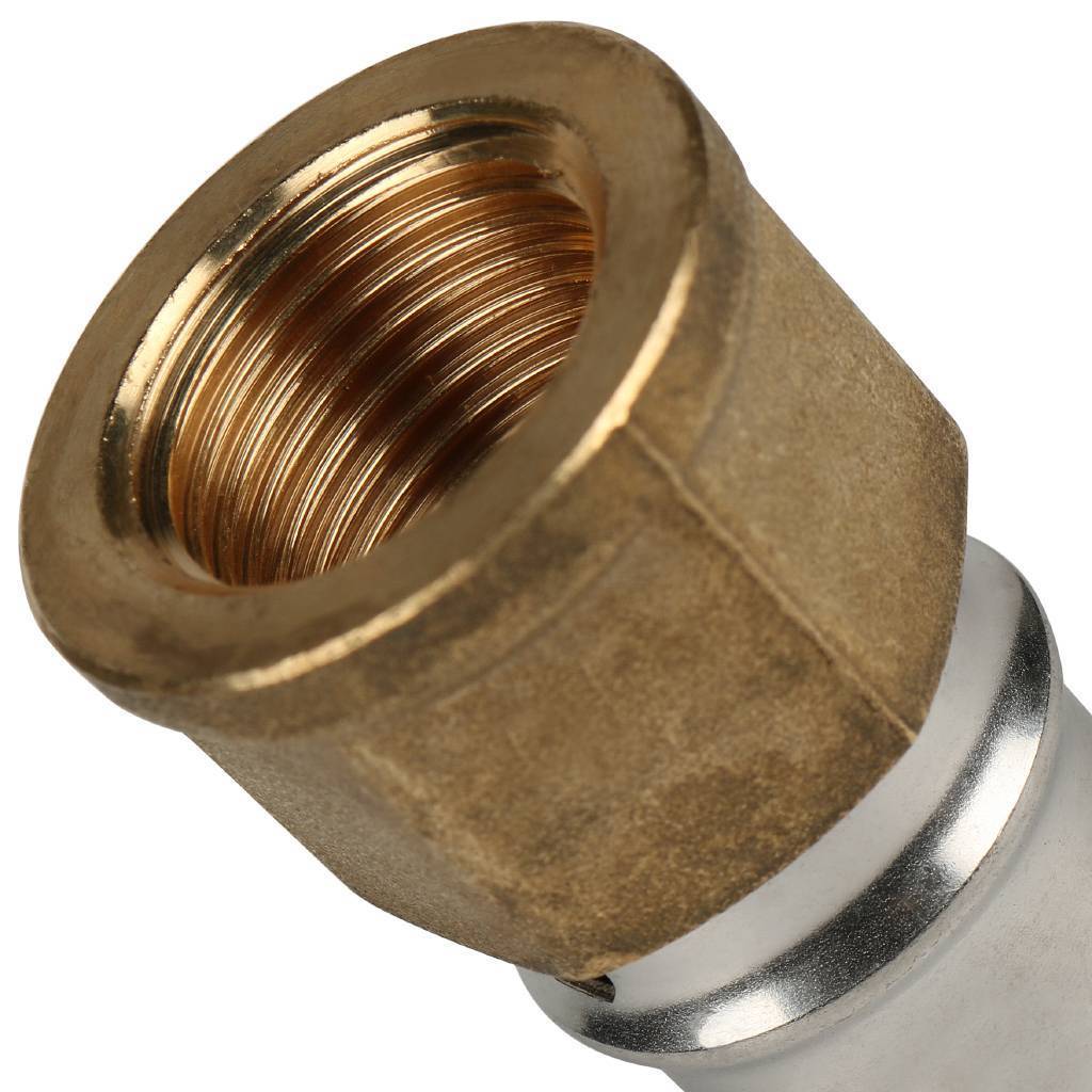 Переходник STOUT с внутренней резьбой 1/2 х20 для металлопластиковых труб прессовой. Фото 5