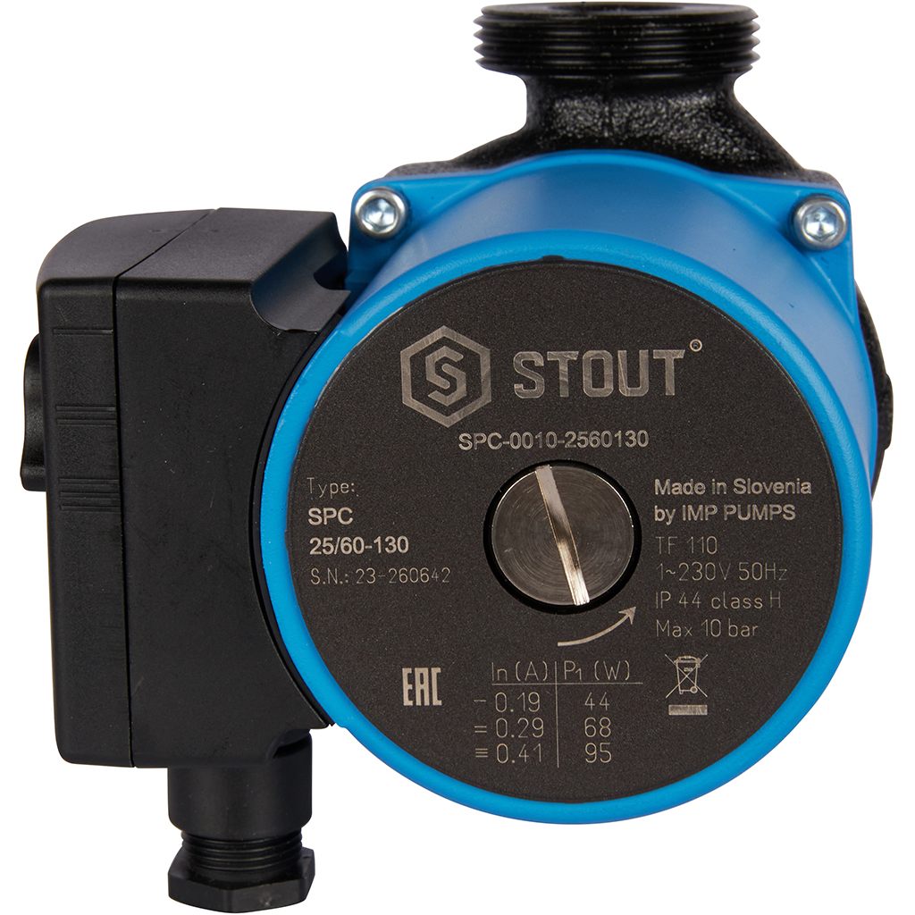 Насос циркуляционный STOUT 25/60-130. Фото 6