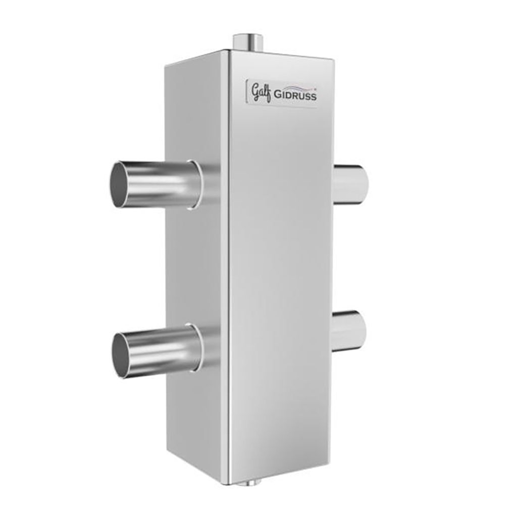 Гидравлический разделитель GIDRUSS GRSS-100-35PF (до 100 кВт, под пресс-фитинги 35 мм). Фото 0