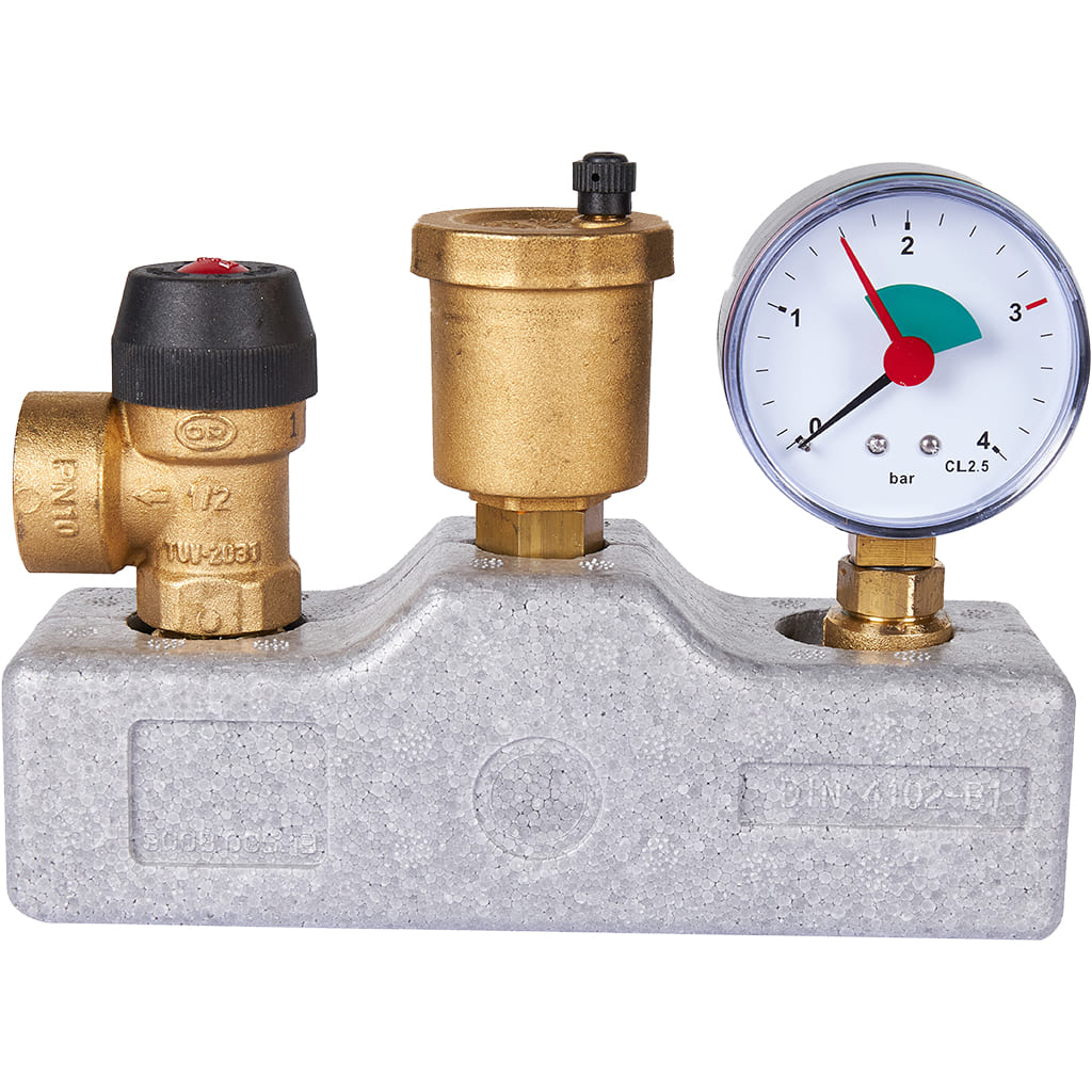 Группа безопасности котла STOUT 1 (до 50 кВт) (в теплоизоляции) (503.528)