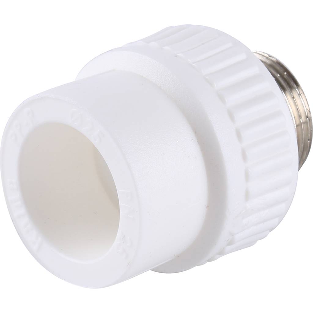 Муфта комбинированная Kalde наружняя резьба 25x3/4 для полипропиленовых труб под сварку. Фото 0