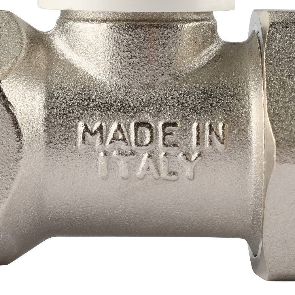 Клапан ручной терморегулирующий STOUT SVR прямой 1/2. Фото 9