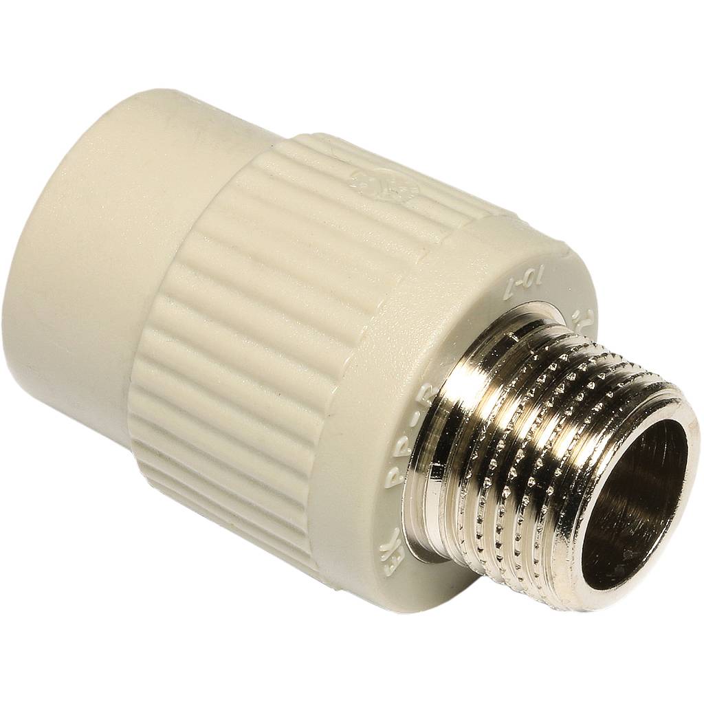 Муфта Ekoplastik ППР с наруж. металл. резьбой 25х3/4