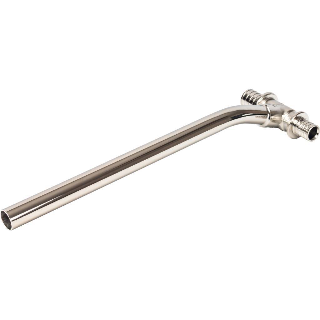 Трубка STOUT для подкл-я радиатора, Т-образная 20/15/16 для труб из сшитого полиэтилена аксиальный