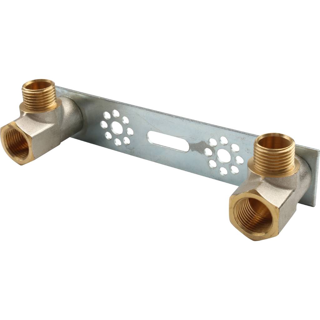 Арматура соединительная + Кронштейн универсальный TIEMME ATT. 1/2 (16) X 1/2 G. Фото 0