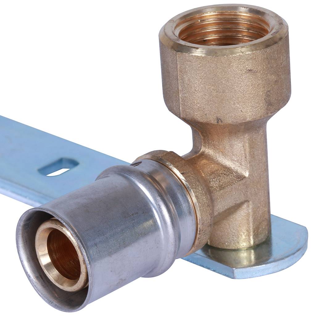 Настенный комплект для смесителя STOUT 1/2 x20 для металлопластиковых труб прессовой. Фото 6