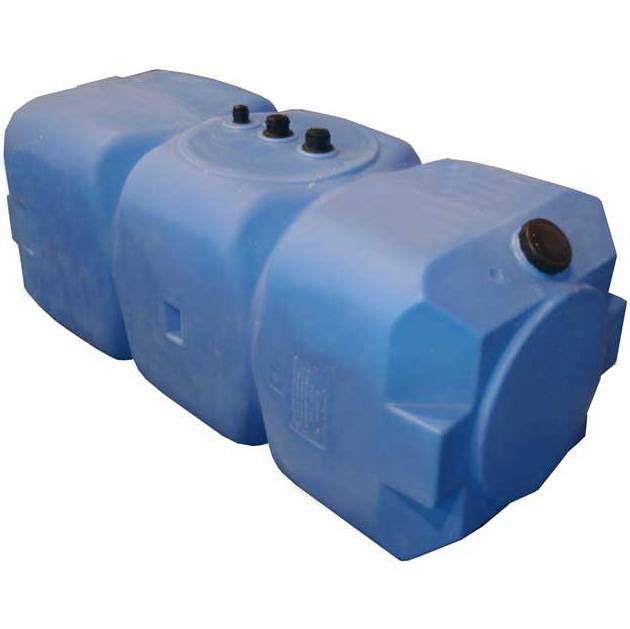 Танк АНИОН 500 л горизонт. с крышкой и сливом. Фото 0