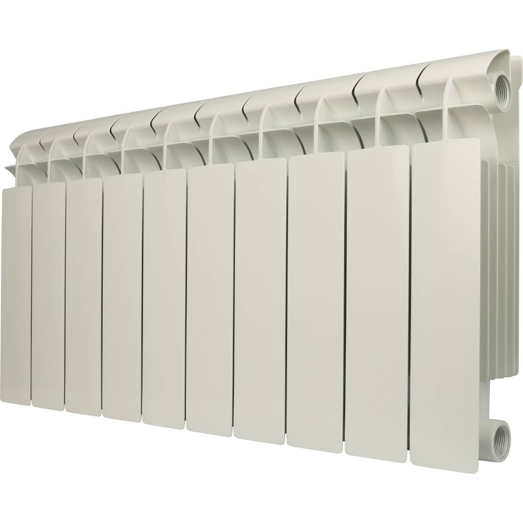 Радиатор биметаллический Global STYLE PLUS 350 10 секций боковое подключение (белый RAL 9010)