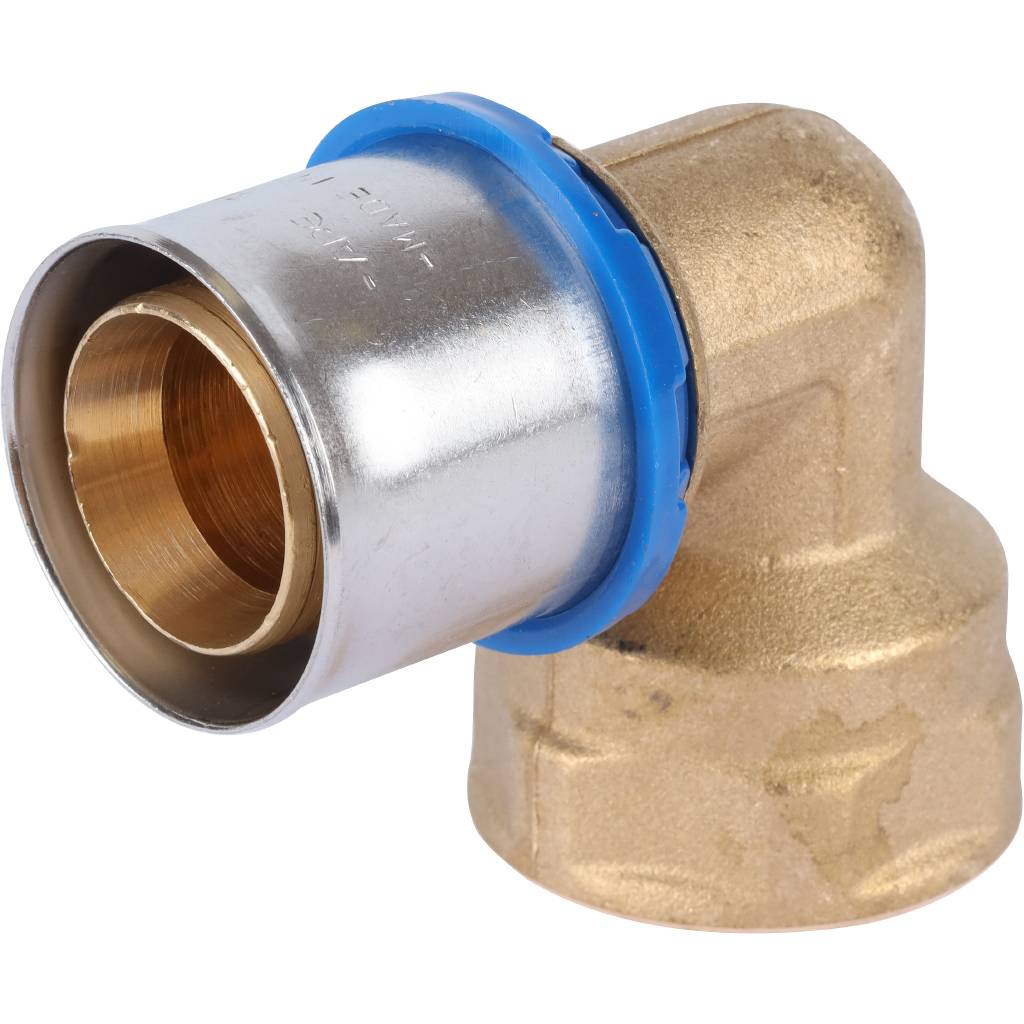 Угольник-переходник APE с внутренней резьбой 1 х32 для металлопластиковых труб прессовой