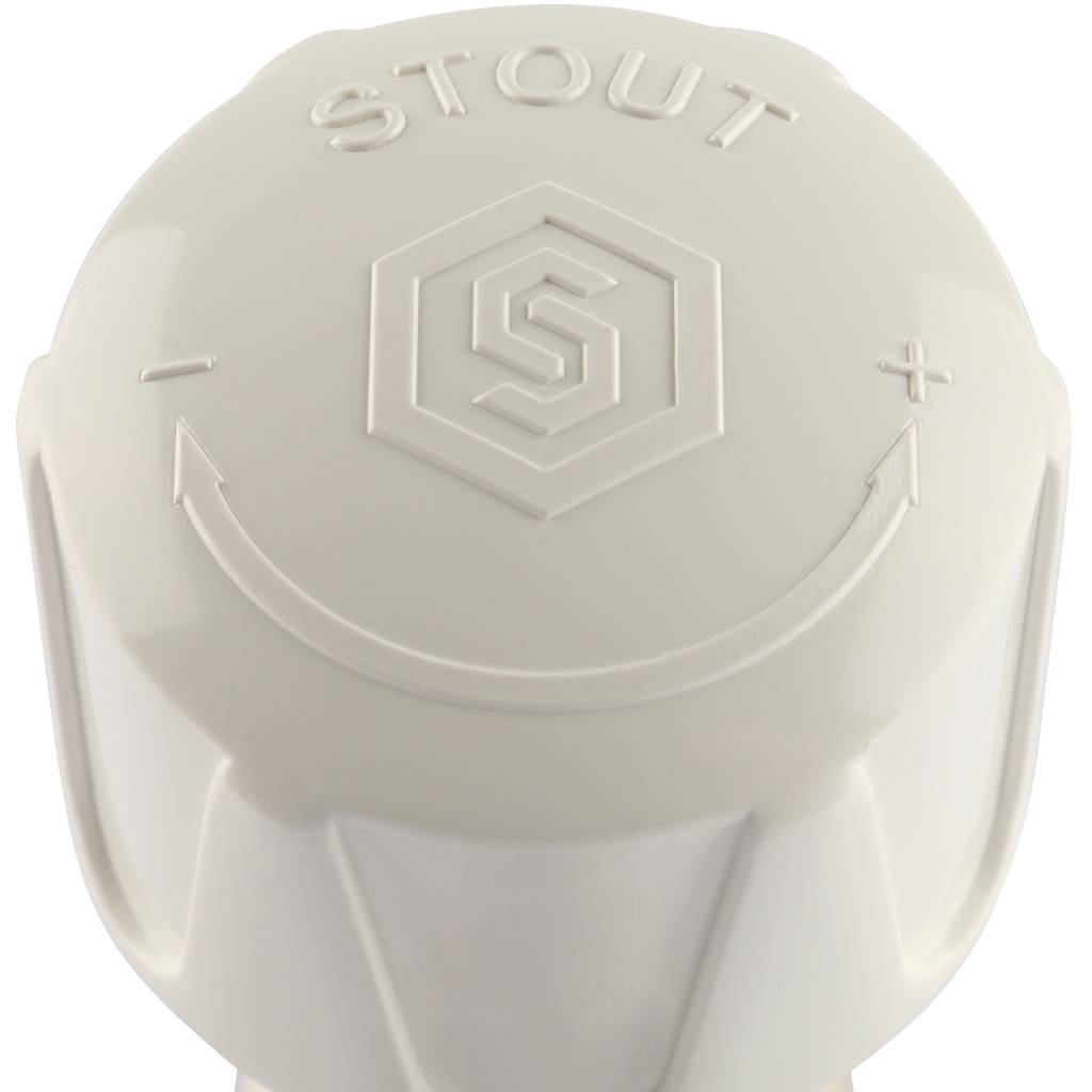 Клапан ручной терморегулирующий STOUT SVRs с неподъемным шпинделем, прямой 1/2. Фото 7