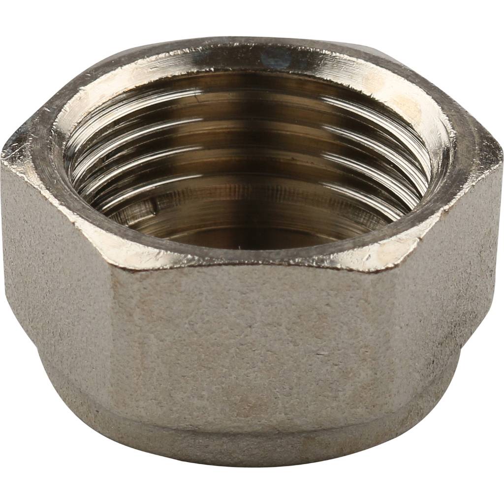 Заглушка TIEMME ВР никелированная 1/2 для стальных труб резьбовой