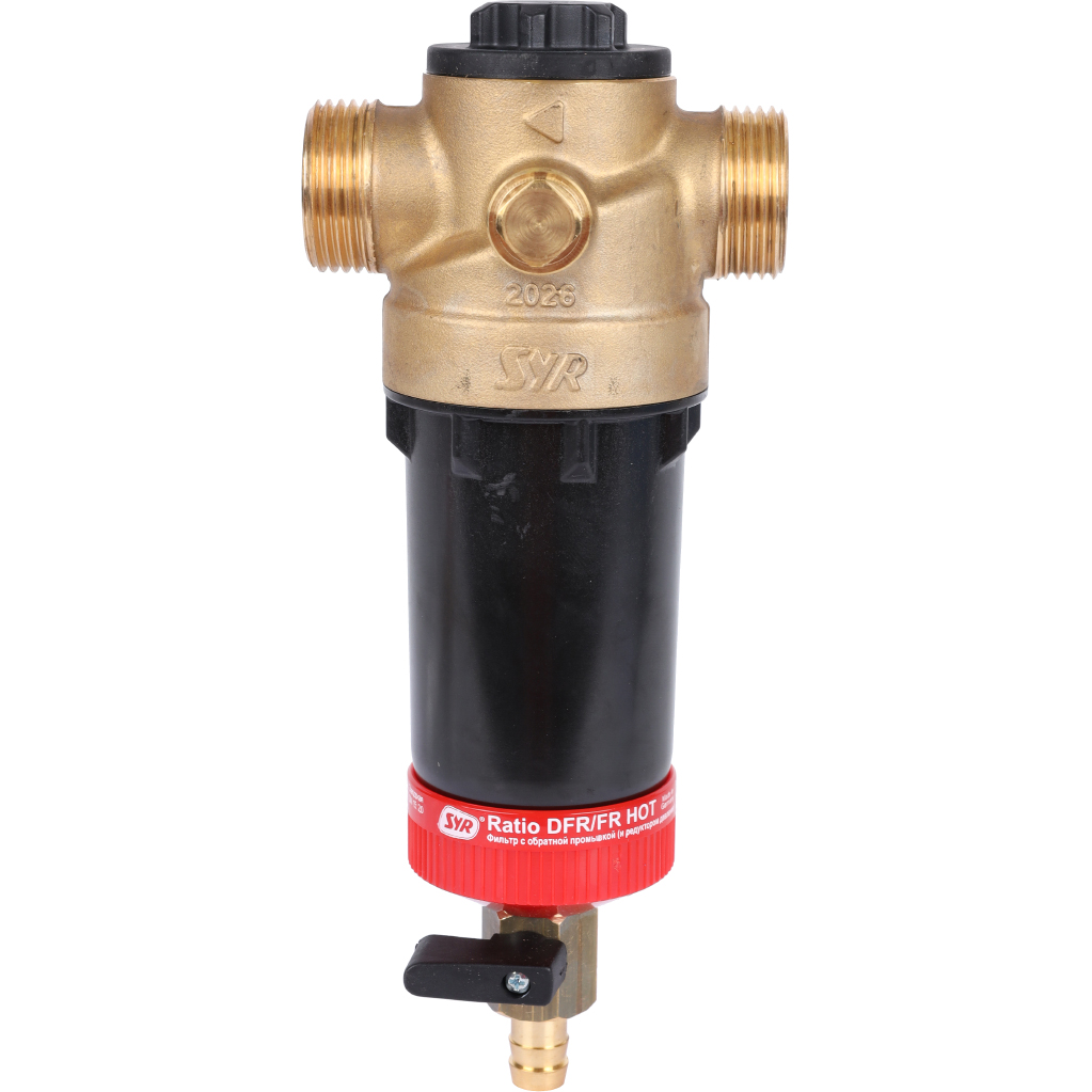 Фильтр с обратной промывкой SYR Ratio FR-Н DN 20 для горячей воды