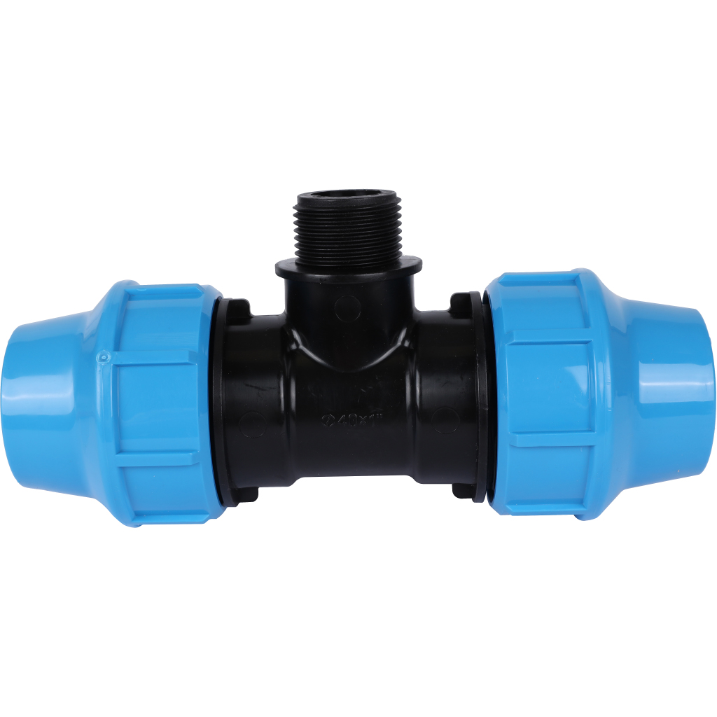 Тройник Джилекс с наружной трубной резьбой 40 x 1”x 40