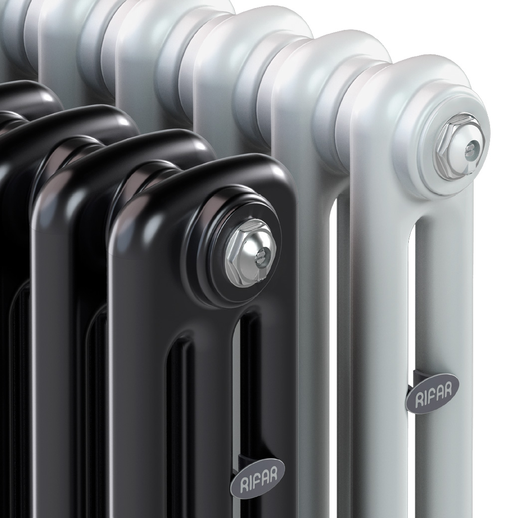 Трубчатый радиатор RIFAR TUBOG 3042/40 секций нижнее подключение DV1 (RAL 9016)