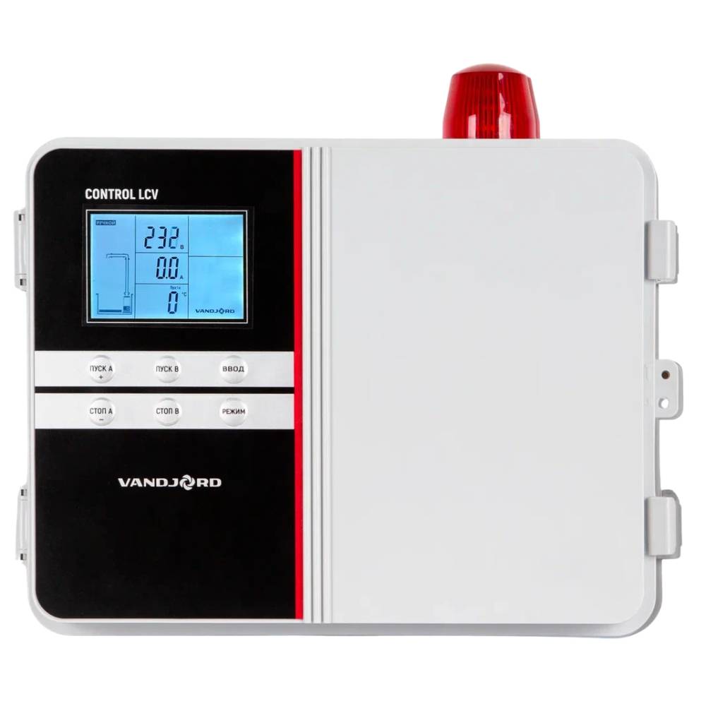 Шкаф управления 2-мя насосами с расширенным функционалом Vandjord CONTROL LCV 232 5,5KW (12A) DOL. Фото 0