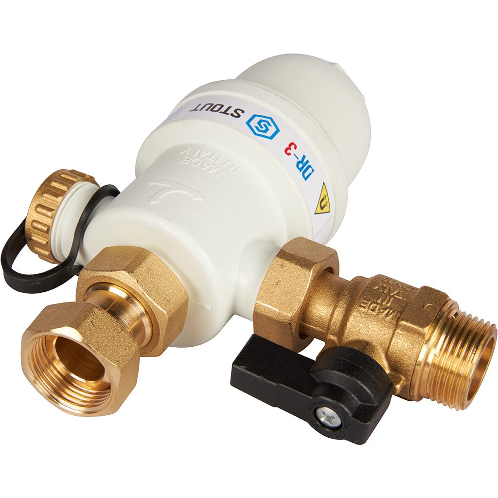 Фильтр -шламоотделитель с магнитом для настенных котлов STOUT G 3/4M-G 3/4RN-G 3/4M,. Фото 10