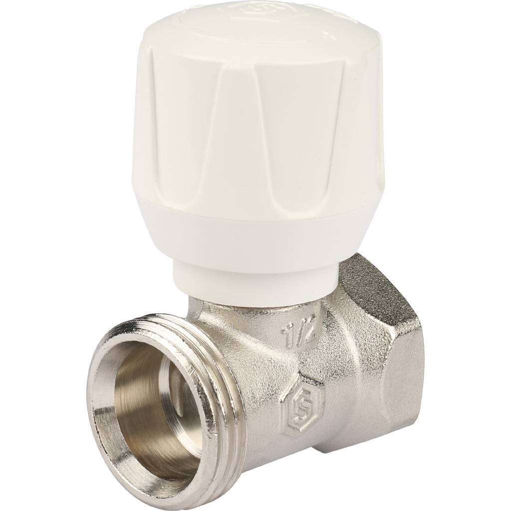 Клапан ручной терморегулирующий STOUT SVR прямой 1/2. Фото 4