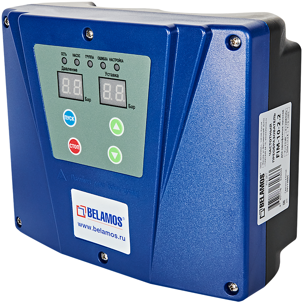 Частотный преобразователь BELAMOS FIM-10 2.2KW 220V с датчиком. Фото 1