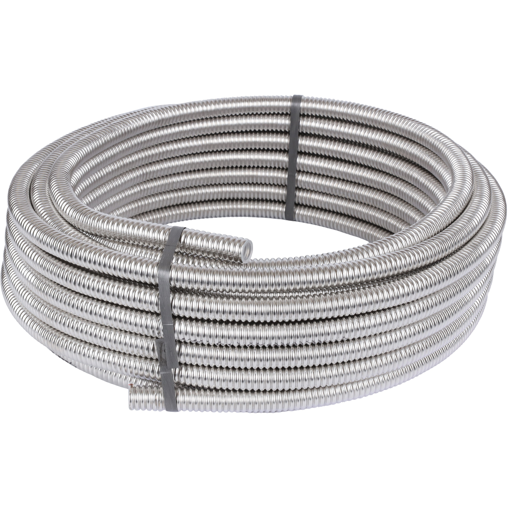 Труба гофрированная из нерж. стали SS304 Stahlmann 15А, отожженная