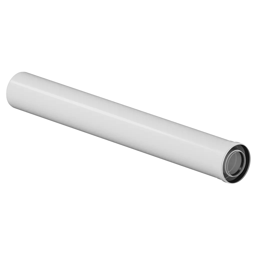 Удлинитель коаксиальный конденсационный ROMMER 80/125 L 1000. Фото 0