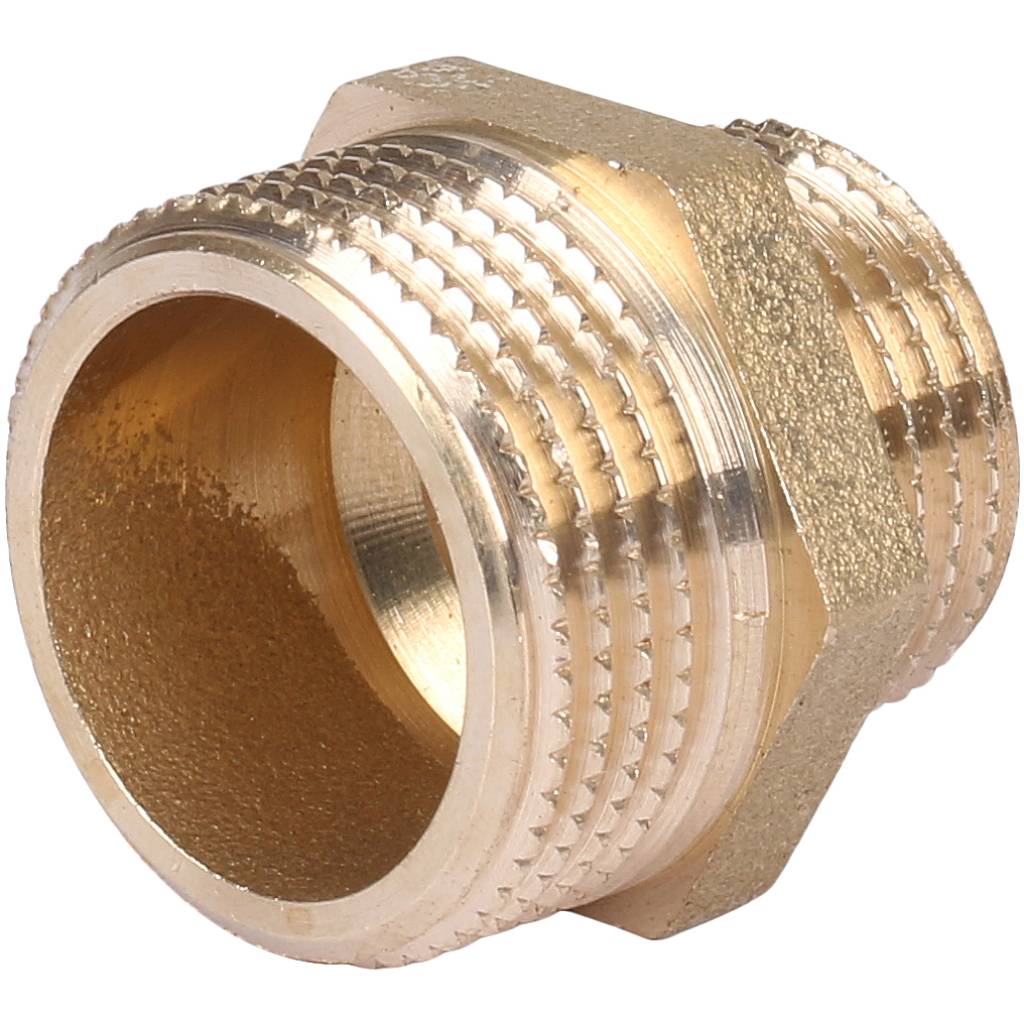 Ниппель HH TIEMME 3/4х1/2 для стальных труб резьбовой. Фото 1