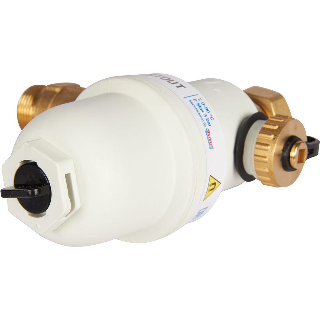 Фильтр -шламоотделитель с магнитом для настенных котлов STOUT G 3/4M-G 3/4RN-G 3/4M,. Фото 6
