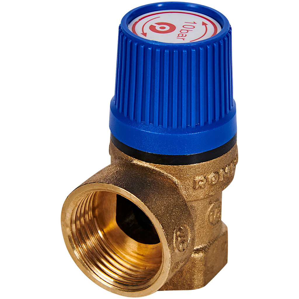 Предохранительный клапан ROMMER для систем водоснабжения 10 бар 1/2 x3/4