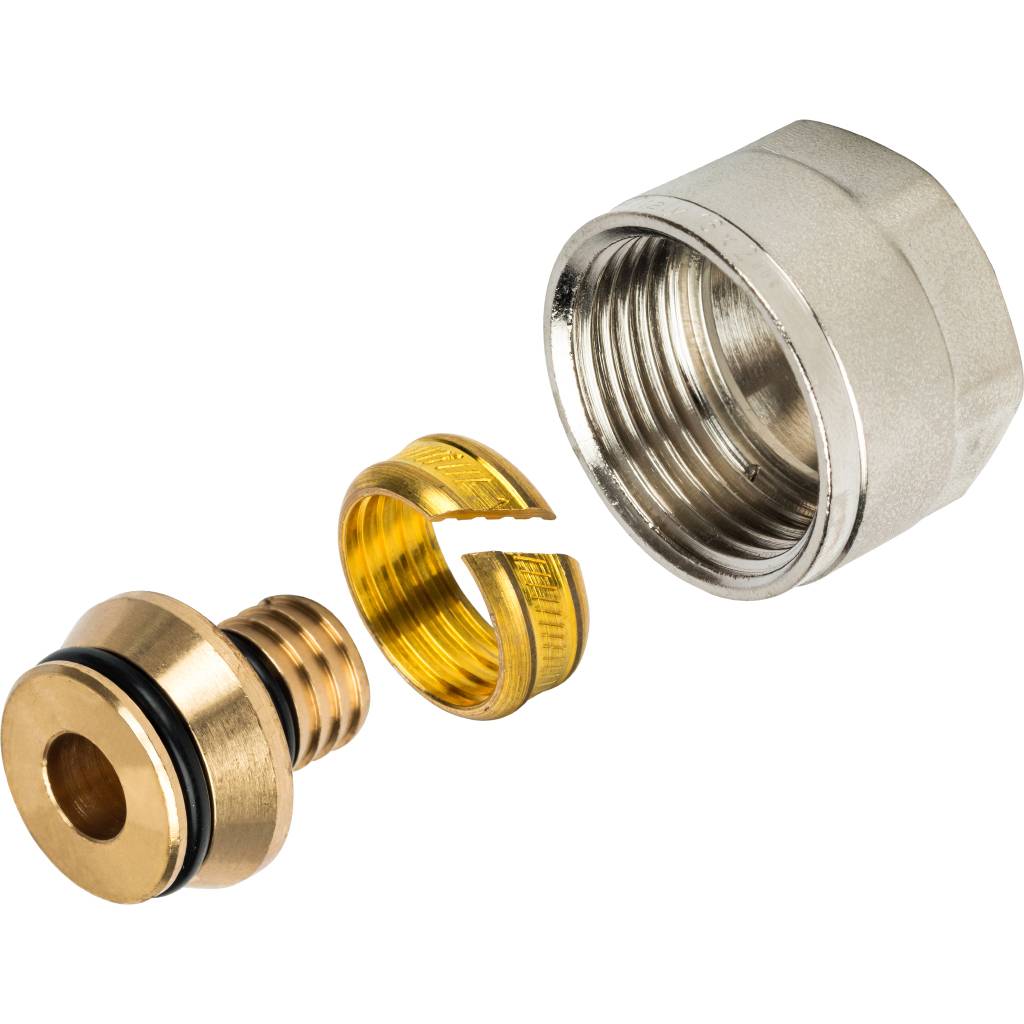 Фитинг компрессионный STOUT евроконус для труб PEX-AL-PEX 16х2,0х3/4. Фото 0