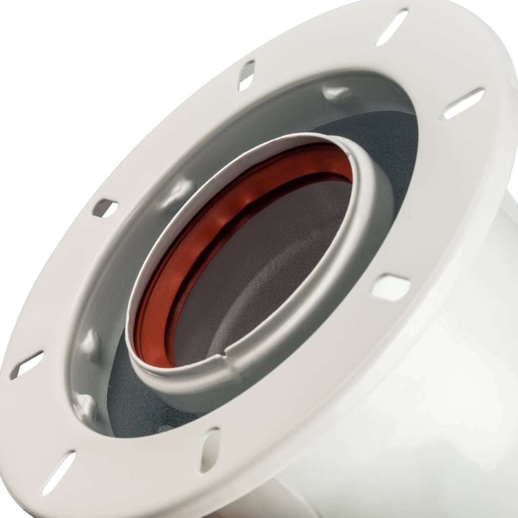 Адаптер для котла угловой STOUT DN60/100 90° коаксиальный (совместимый с Bosch, Buderus)(с логотипом). Фото 3