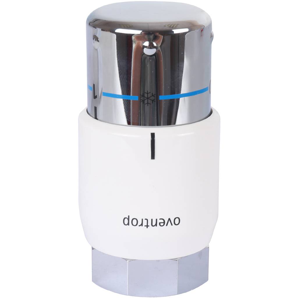 Головка термостатическая OVENTROP Uni SH белая/хромированная