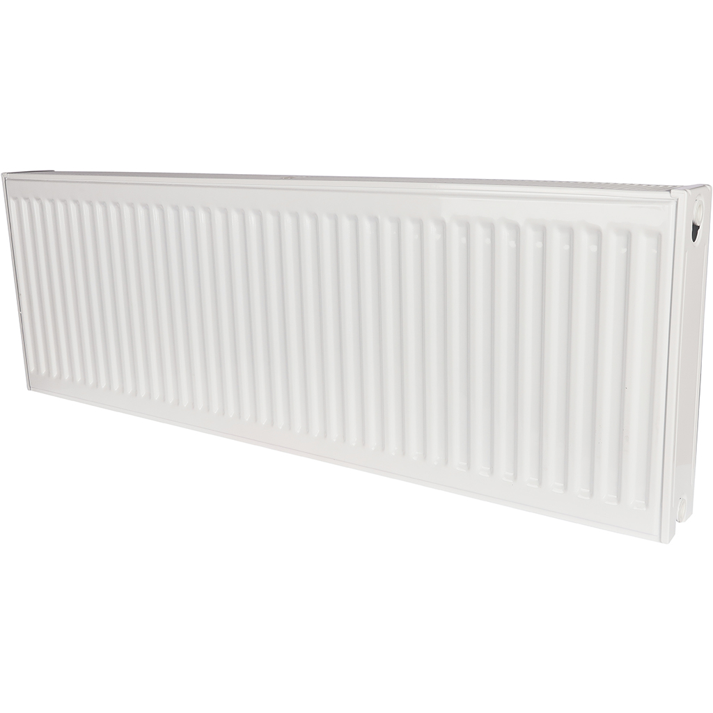 Стальной панельный радиатор ROMMER Compact 33/300/2800 боковое подключение. Фото 0