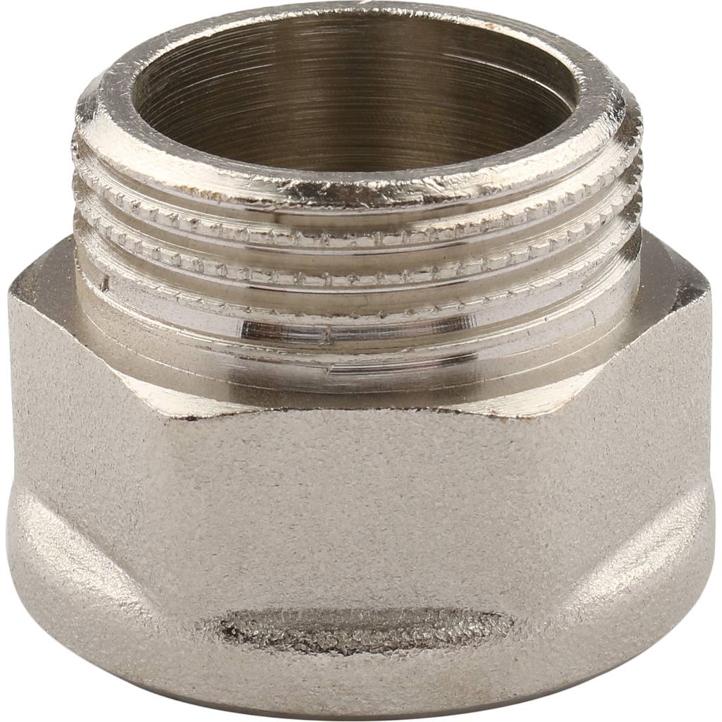 Переходник TIEMME НВ никелированный 1х1. Фото 1