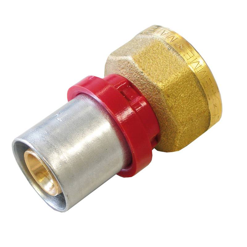 Муфта TIEMME с внутренней резьбой 20x1/2 для металлопластиковых труб прессовой