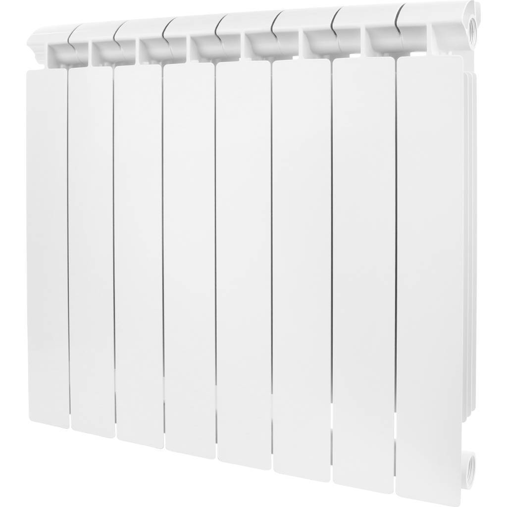 Радиатор биметаллический Global STYLE EXTRA 500 8 секций боковое подключение (белый RAL 9010)