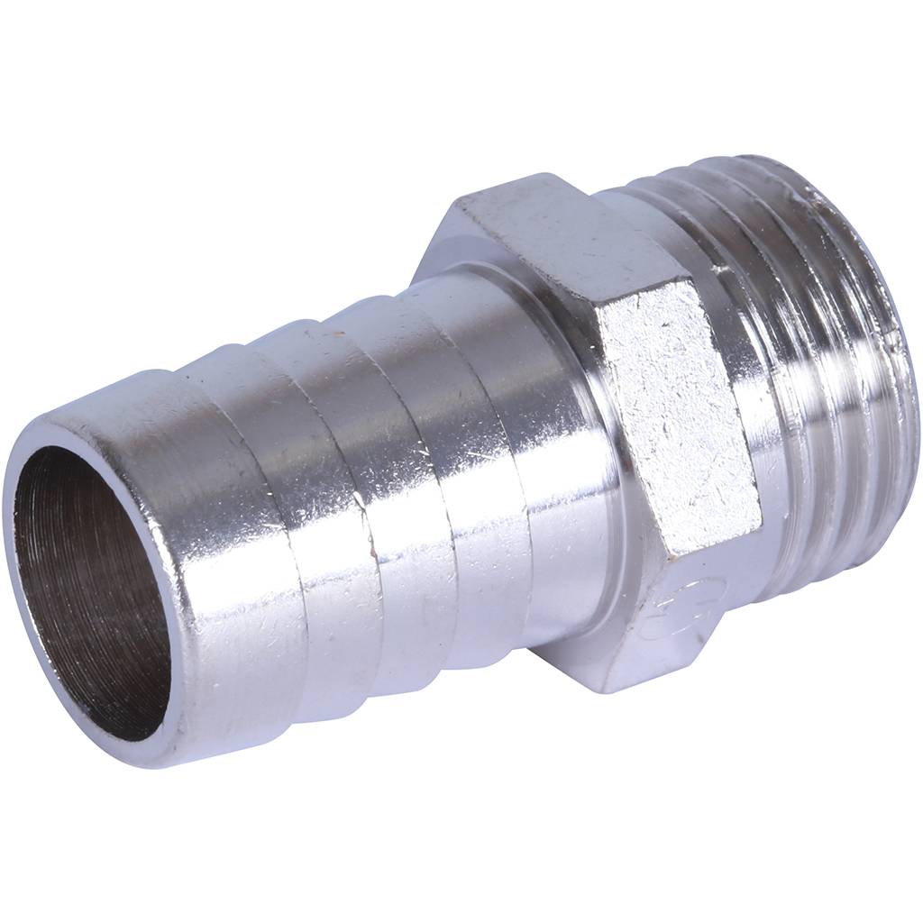 Штуцер STOUT НР никелированный 1/2 x18. Фото 3