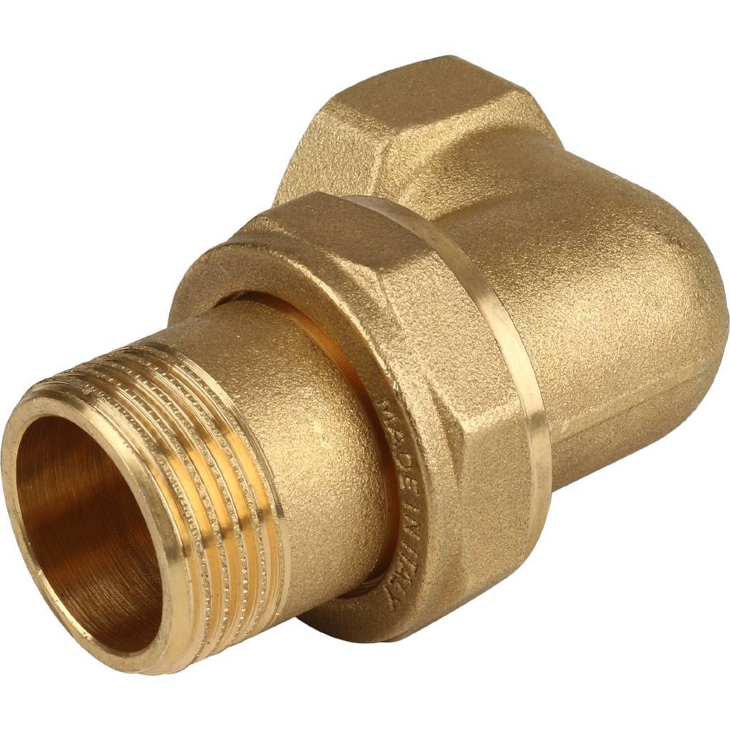 Соединитель угловой латунный Itap 152 1 «американка». Фото 1