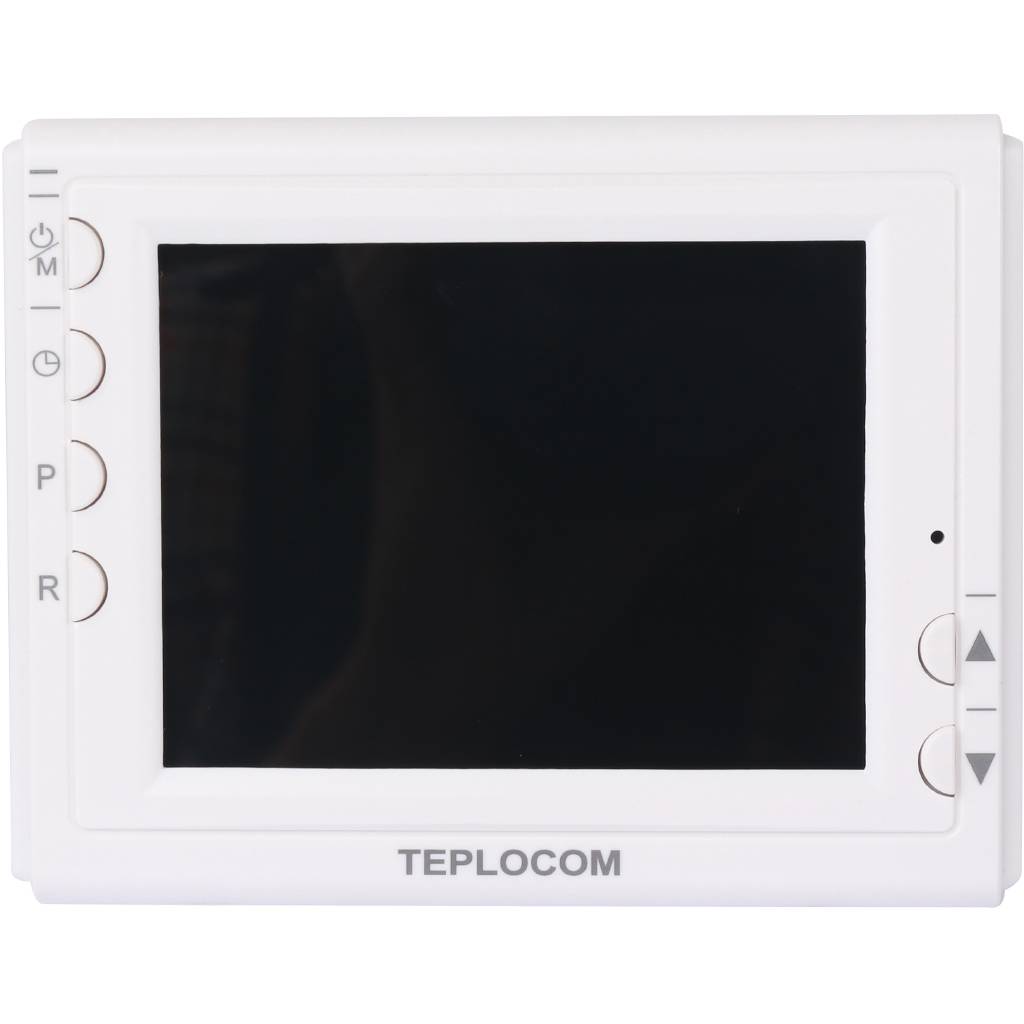 Термостат комнатный Teplocom TS-Prog-2AA/8A, проводной, прогр., реле 250В, 8А. Фото 0