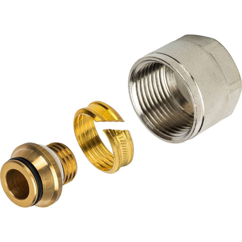 Фитинг компрессионный STOUT евроконус для труб PEX-AL-PEX 20х2,0х3/4