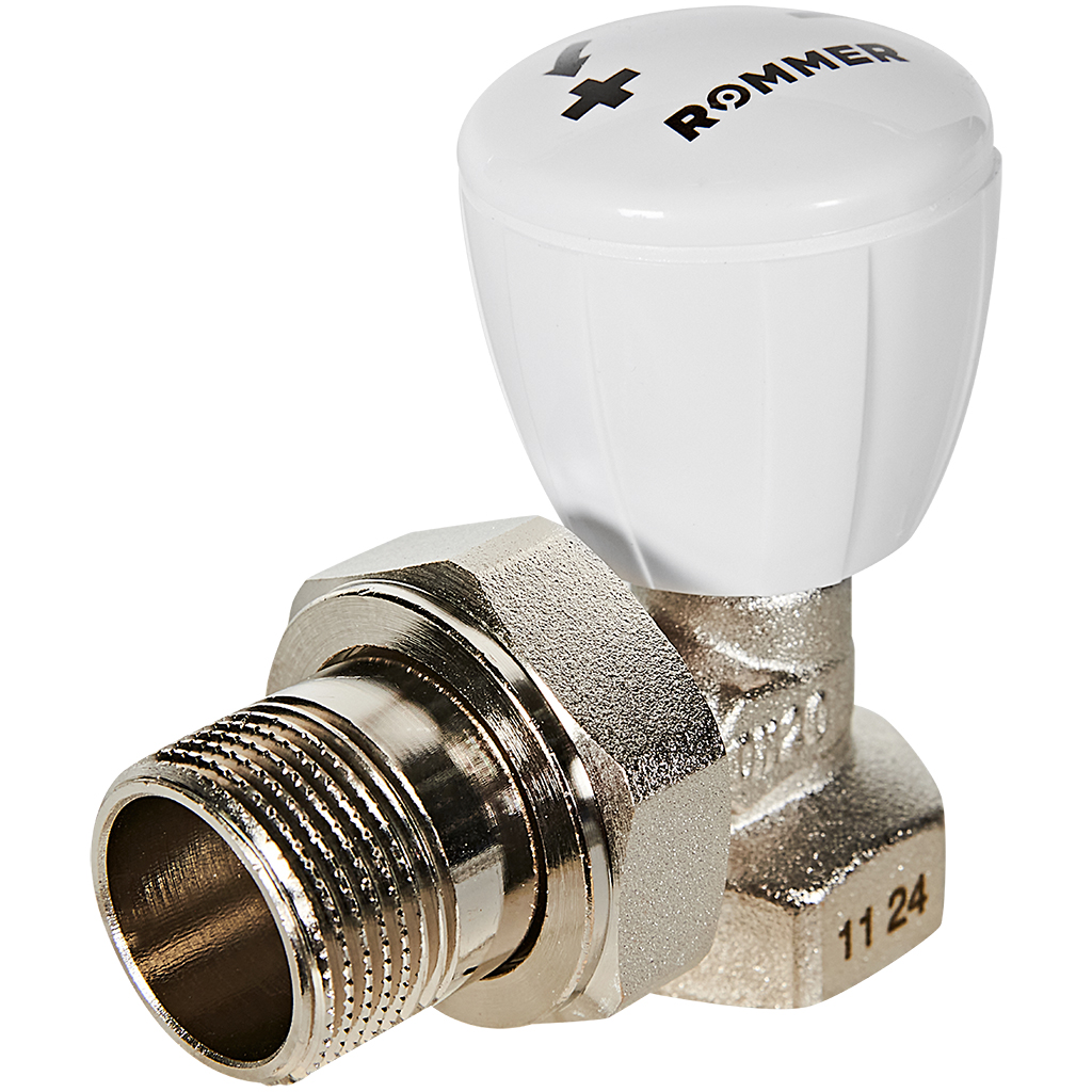 Клапан ручной регулирующий ROMMER RVR-0002-100020 угловой 3/4