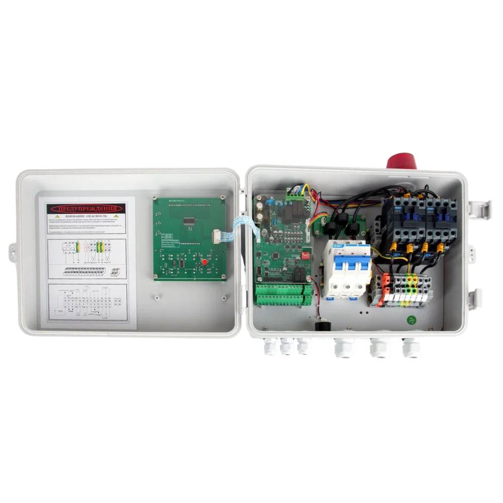 Шкаф управления 2-мя насосами с расширенным функционалом Vandjord CONTROL LCV 232 11KW (25A) DOL. Фото 2