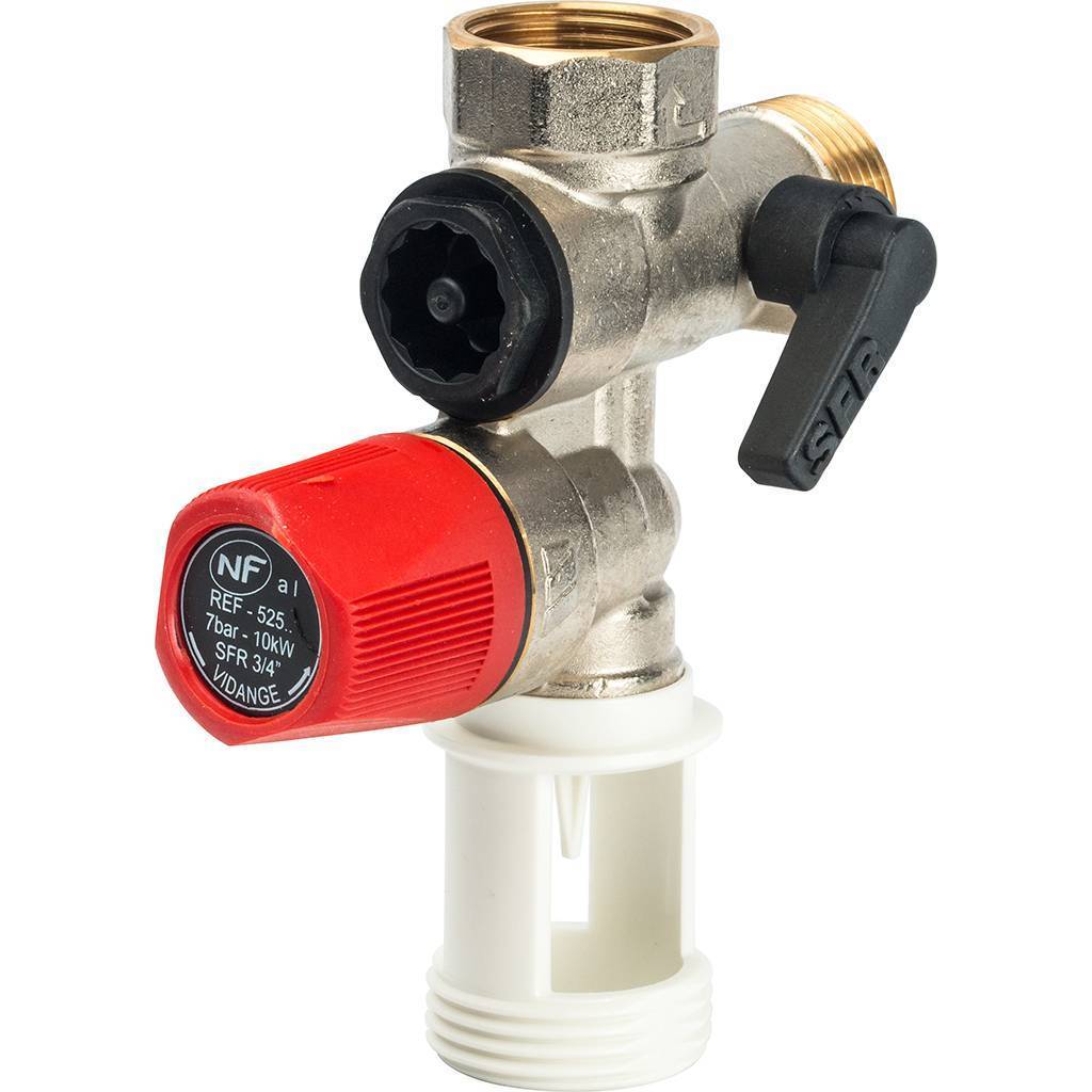 Группа безопасности для электронагревателей Watts SFR 3/4 7 бар