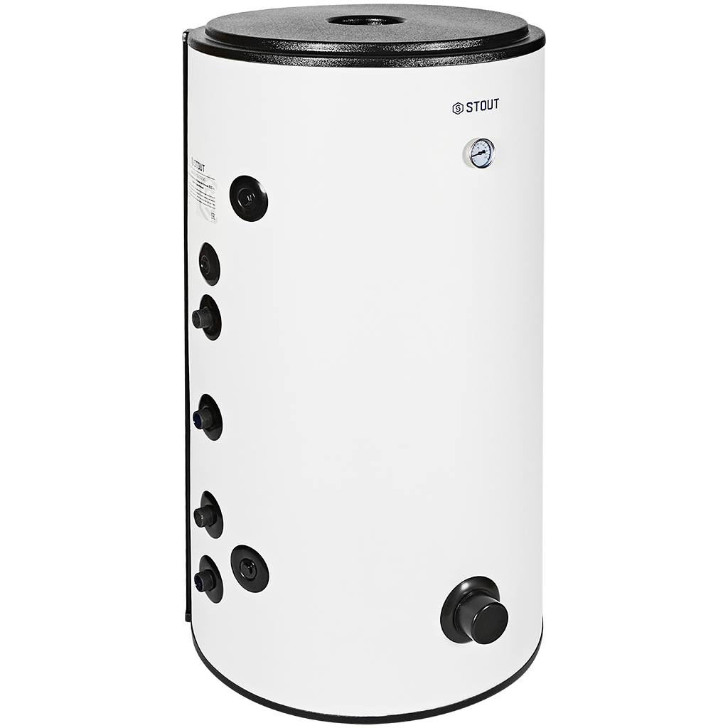 Бойлер косвенного нагрева настенный STOUT OptiBase SWH-2210 200 л, левое подключение
