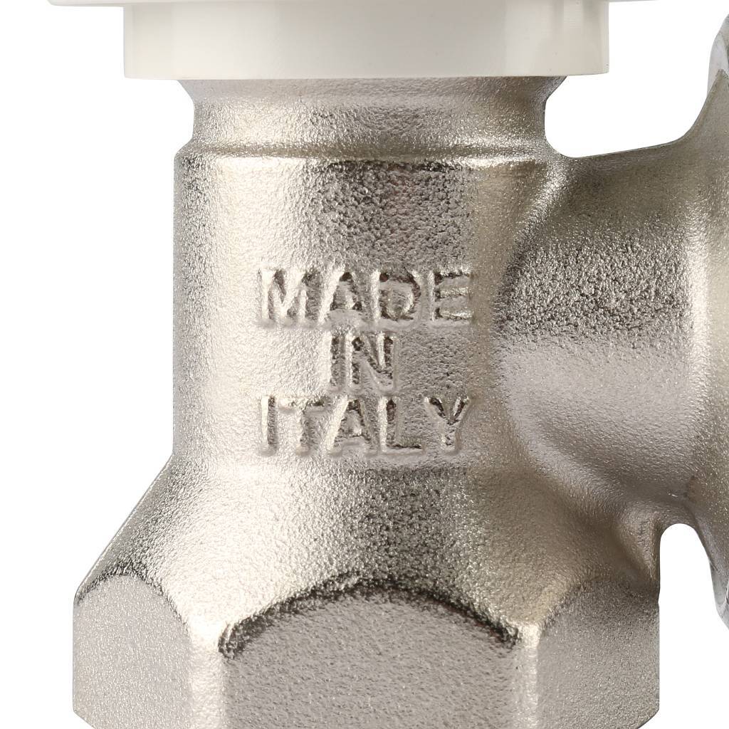 Клапан ручной терморегулирующий STOUT SVRs с неподъемным шпинделем, угловой 1/2. Фото 9